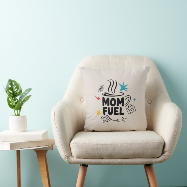 Mamma Fuel Pillow - Leksaksgåva från Coffee Älskar Kudde (Stol)