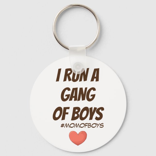 MAMMA FUNNY BOY GANG-nyckelkedjor Nyckelring (Framsida)