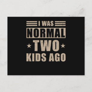 Mamma Funny som säger två barn Vykort