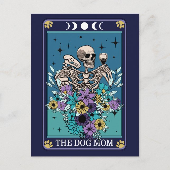 Mamma Funny Tarot Vykort (Framsida)
