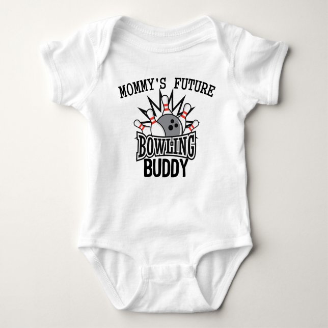 Mamma Future Bowling Buddy T Shirt (Framsida)