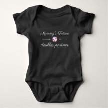 Mamma Future Dubblas Partner Cute Tennis Quote
