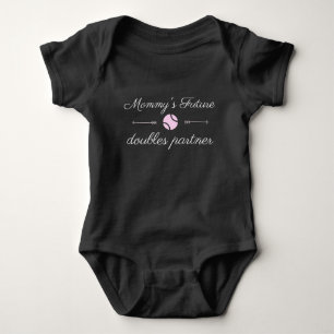 Mamma Future Dubblas Partner Cute Tennis Quote T Shirt
