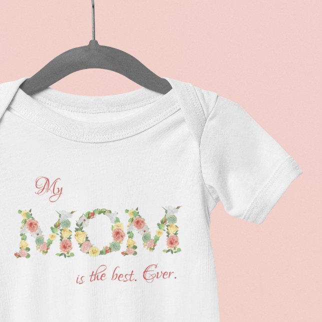 Mamma ganska söt blomsterlig mors dag t shirt (Skapare uppladdad)