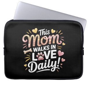 Mamma går i Kärlek Daily - Pet Mamma Life Laptop Fodral