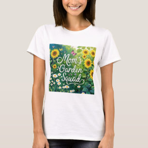 Mamma Garden Squad_Sunblommans Daises Butterflies T Shirt