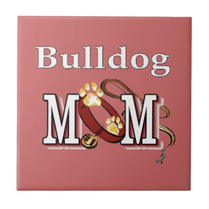 Mamma-gåvor från engelska Bulldog Kakelplatta