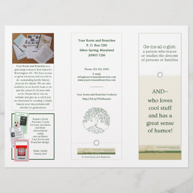 Mamma Genealogy Brochures PNG (Framsida)