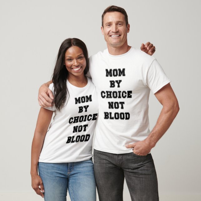 Mamma genom val inte blod t shirt (Unisex)