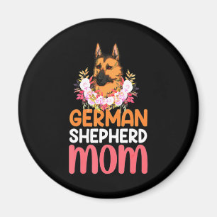 Mamma German shepard Shepherd Hund Magnet