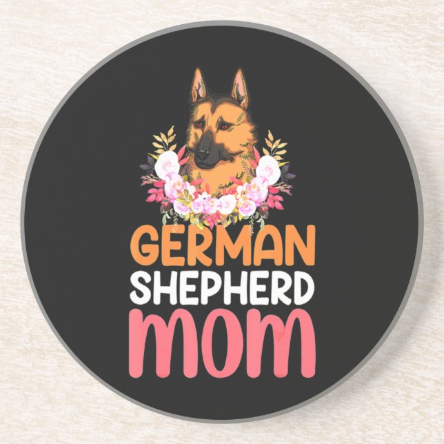 Mamma German shepard Shepherd Hund Underlägg (Framsidan)