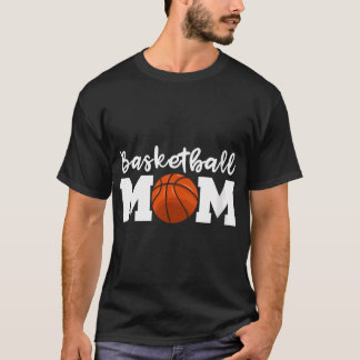 Mamma Gift för Womens Basketball Mamma Cute Player T Shirt