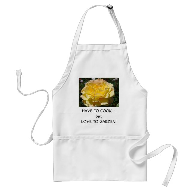 MAMMA GIFT MÅSTE KOOK, KÄRLEK TILL GARDEN Apron Förkläde (Framsidan)