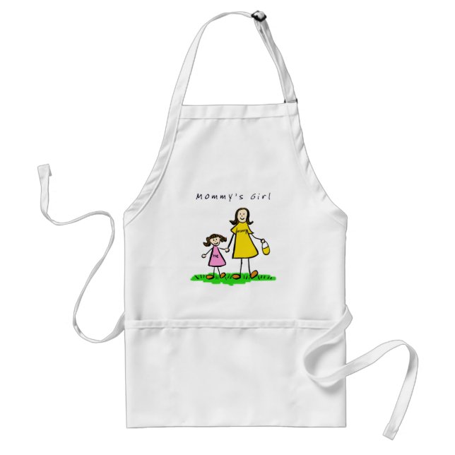 Mamma Girl Apron (Brunette) Förkläde (Framsidan)