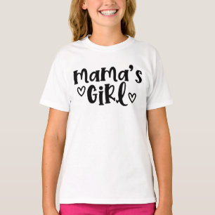 Mamma Girl Coordinating Mamma och Me Mors dag T Shirt