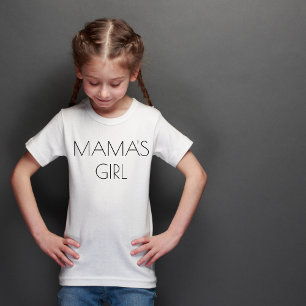 Mamma Girl Matching Mamma och Me Baby T-Shirt