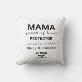 MAMMA GIVARE AV KÄRLEK PILLOW KUDDE