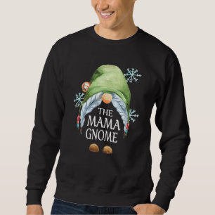 Mamma Gnome Buffalo-rutig Matchande Familj Jul Lång Ärmad Tröja