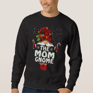 Mamma Gnome Buffalo Rutig Matchande Familj Jul Lång Ärmad Tröja