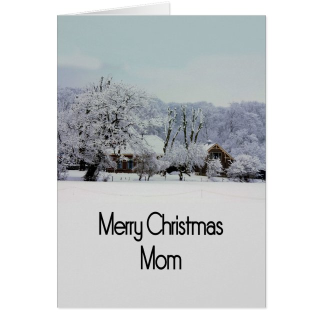 Mamma God jul-kort Hälsningskort (Framsidan)