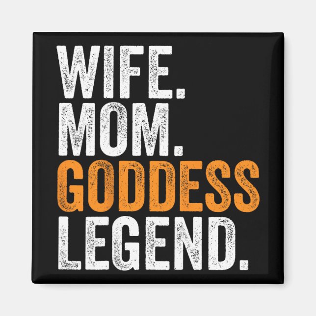 Mamma Goddess Legend Funny Occupation Office Magnet (Framsidan)