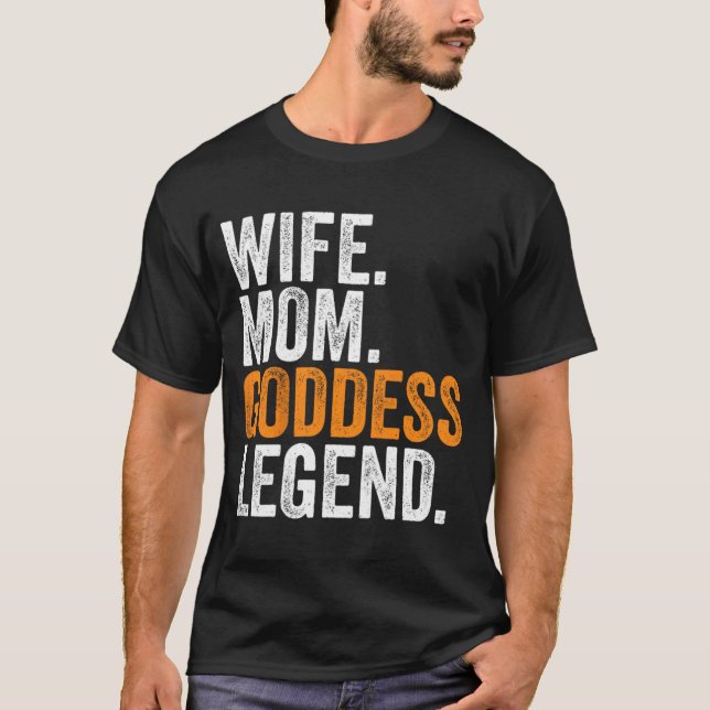 Mamma Goddess Legend Funny Occupation Office T Shirt (Framsida)