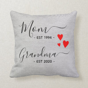 Mamma Grandma-etablerad Gravid Nya mormor Kudde