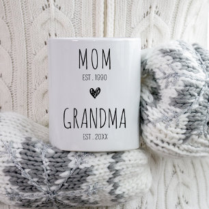 Mamma Grandma First Time Grandma future New Grandm Kaffemugg