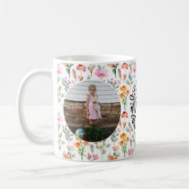 Mamma & Grandma Memories: Blommigt Photo Collage Kaffemugg