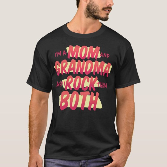 Mamma Grandma Sten varumärke bibi & tina T Shirt (Framsida)