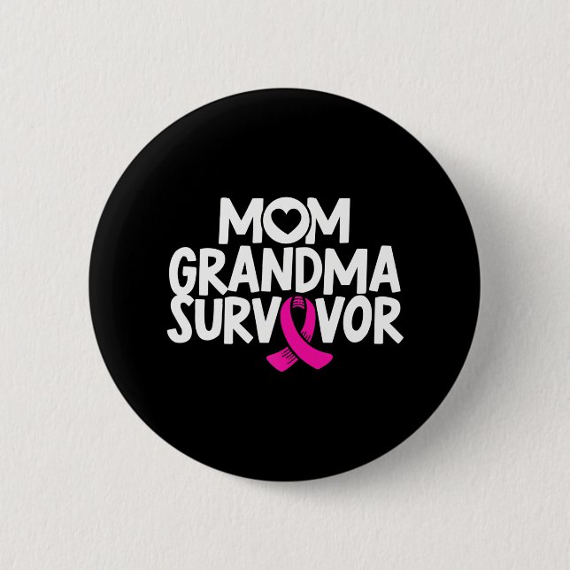 Mamma Grandma Survivor Breast Cancer Awareness Ros Knapp (Framsida)