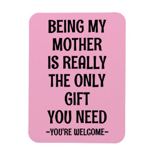 Mamma & Grandma, Sweet Mors dag Card Gift Idea Magnet