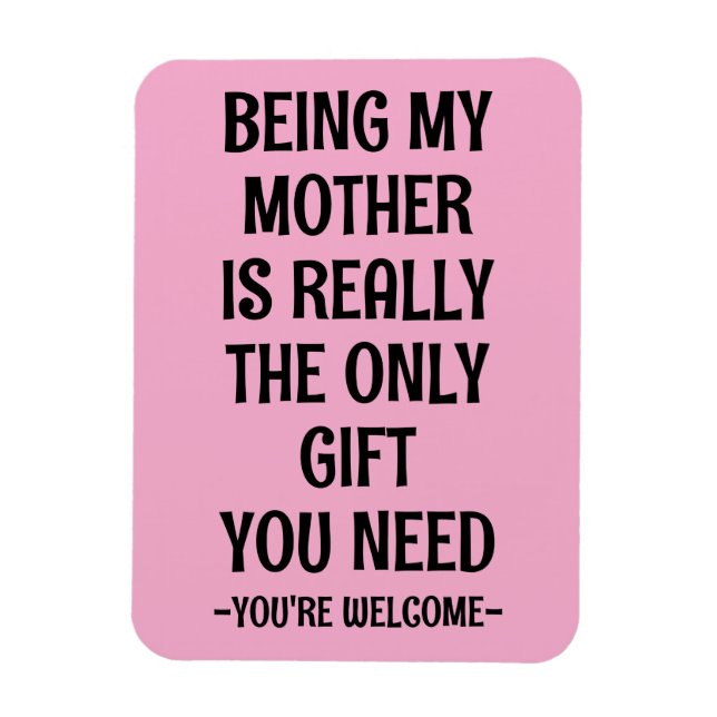 Mamma & Grandma, Sweet Mors dag Card Gift Idea Magnet (Vertikal)
