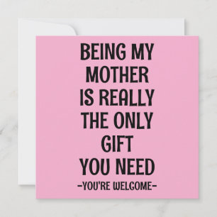 Mamma & Grandma, Sweet Mors dag Card Gift Idea Spara Datumet