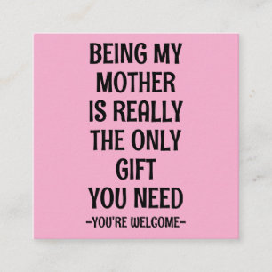 Mamma & Grandma, Sweet Mors dag Card Gift Idea Tilläggskort