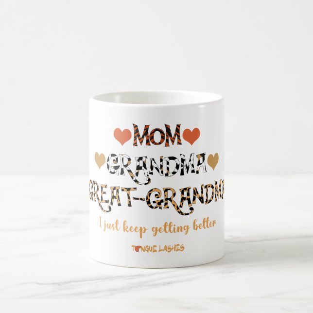 Mamma Grandma Underbar-Grandma Kaffemugg (Center)
