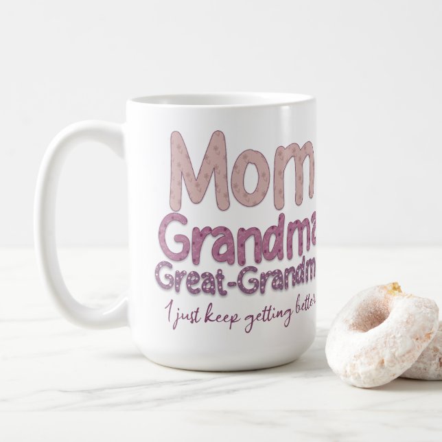Mamma-Grandma-Underbar-Grandma Kaffemugg (Med munk)