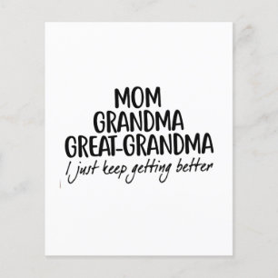 Mamma Grandma Underbar-Grandma Mors dag Flygblad