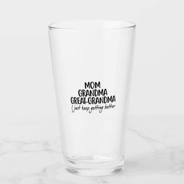 Mamma Grandma Underbar-Grandma Mors dag Glaskopp (Framsida)