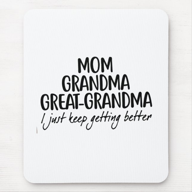 Mamma Grandma Underbar-Grandma Mors dag Musmatta (Framsidan)