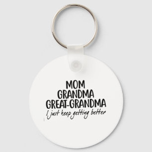 Mamma Grandma Underbar-Grandma Mors dag Nyckelring