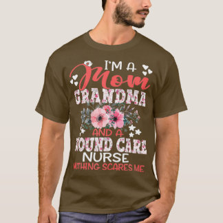Mamma Grandma Wound care Nurse Ingenting Skrämmer  T Shirt