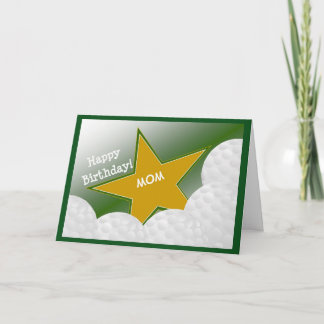 Mamma - Grattis på födelsedagen Golf Loving Mor! Kort