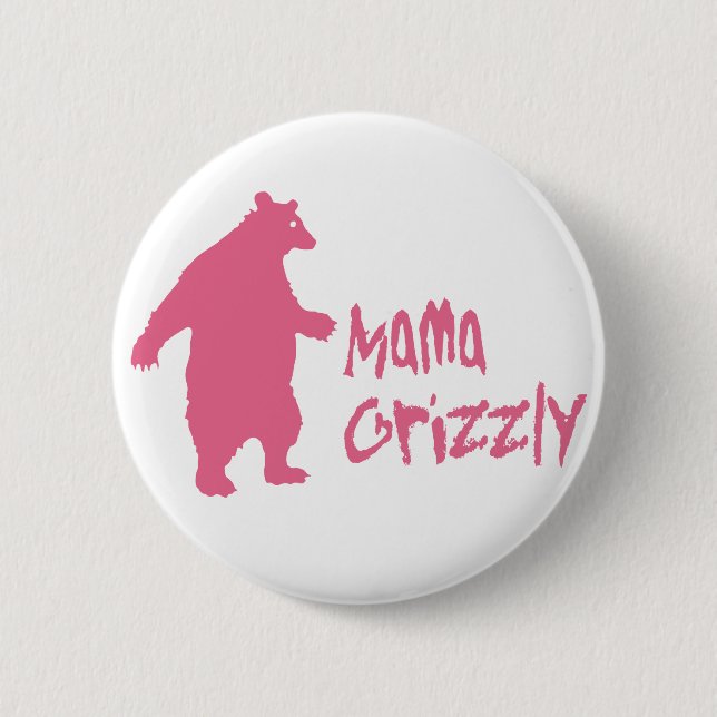 Mamma Grizzly Knapp (Framsida)