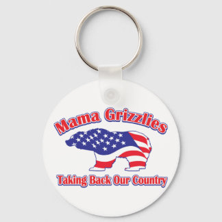 Mamma-Grizzly Nyckelring
