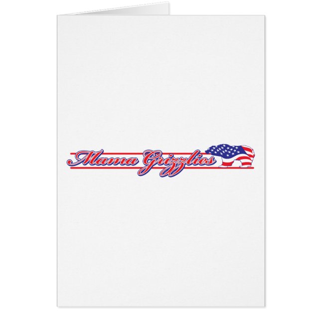 Mamma-Grizzly.Script-eps Hälsningskort (Framsidan)