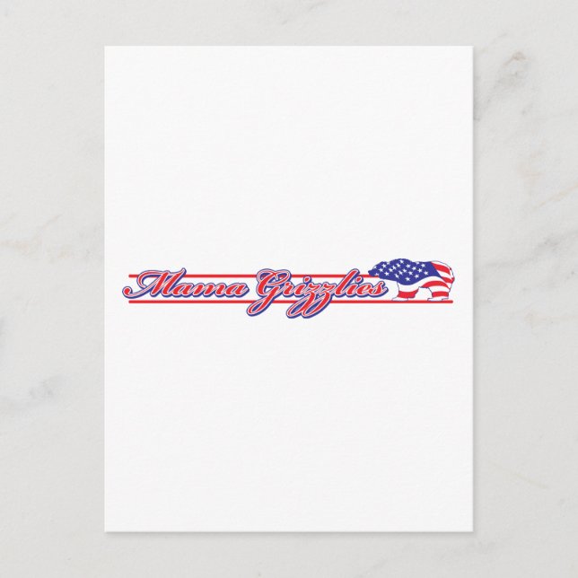 Mamma-Grizzly.Script-eps Vykort (Framsida)