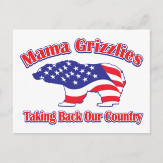 Mamma-Grizzly Vykort