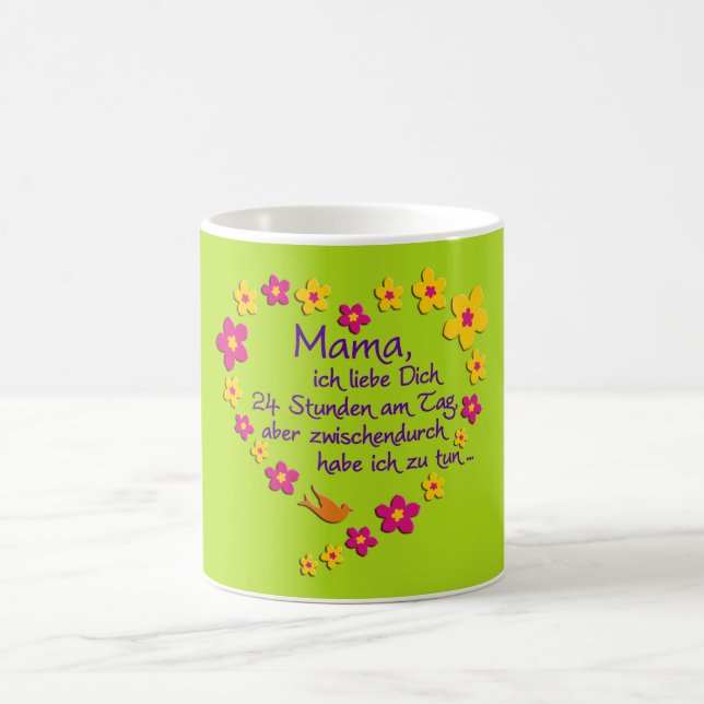 Mamma/grönt BG Kaffemugg (Center)