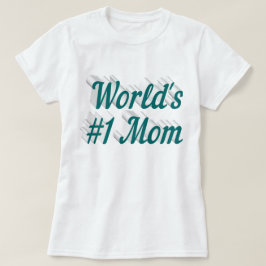Mamma grönt text T-Shirt